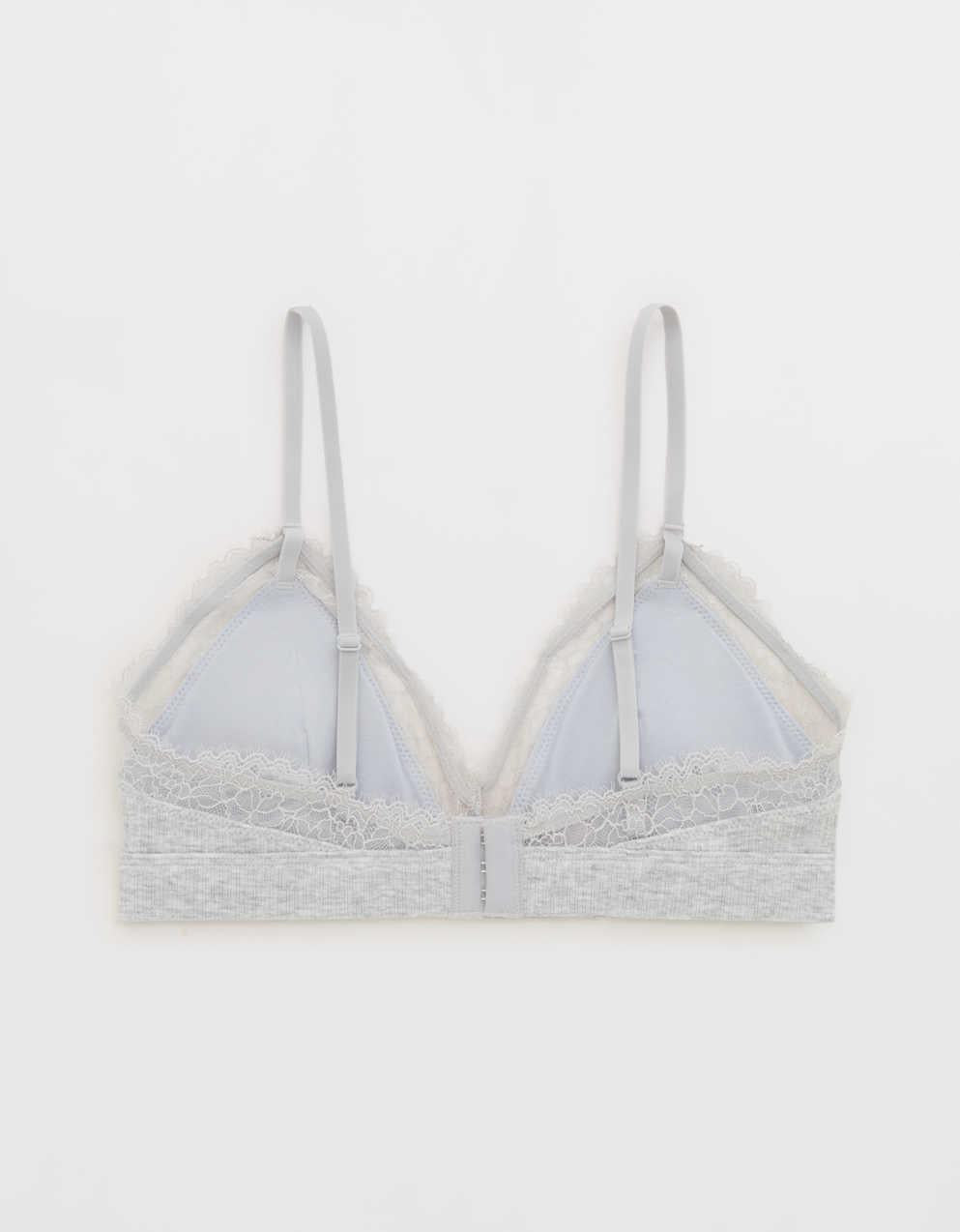 Superchill Cotton Rib Padded Triangle Bralette