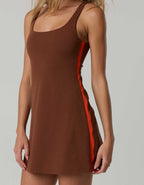 OFFLINE By Aerie Real Me XTRA Square Neck Track Mini Dress
