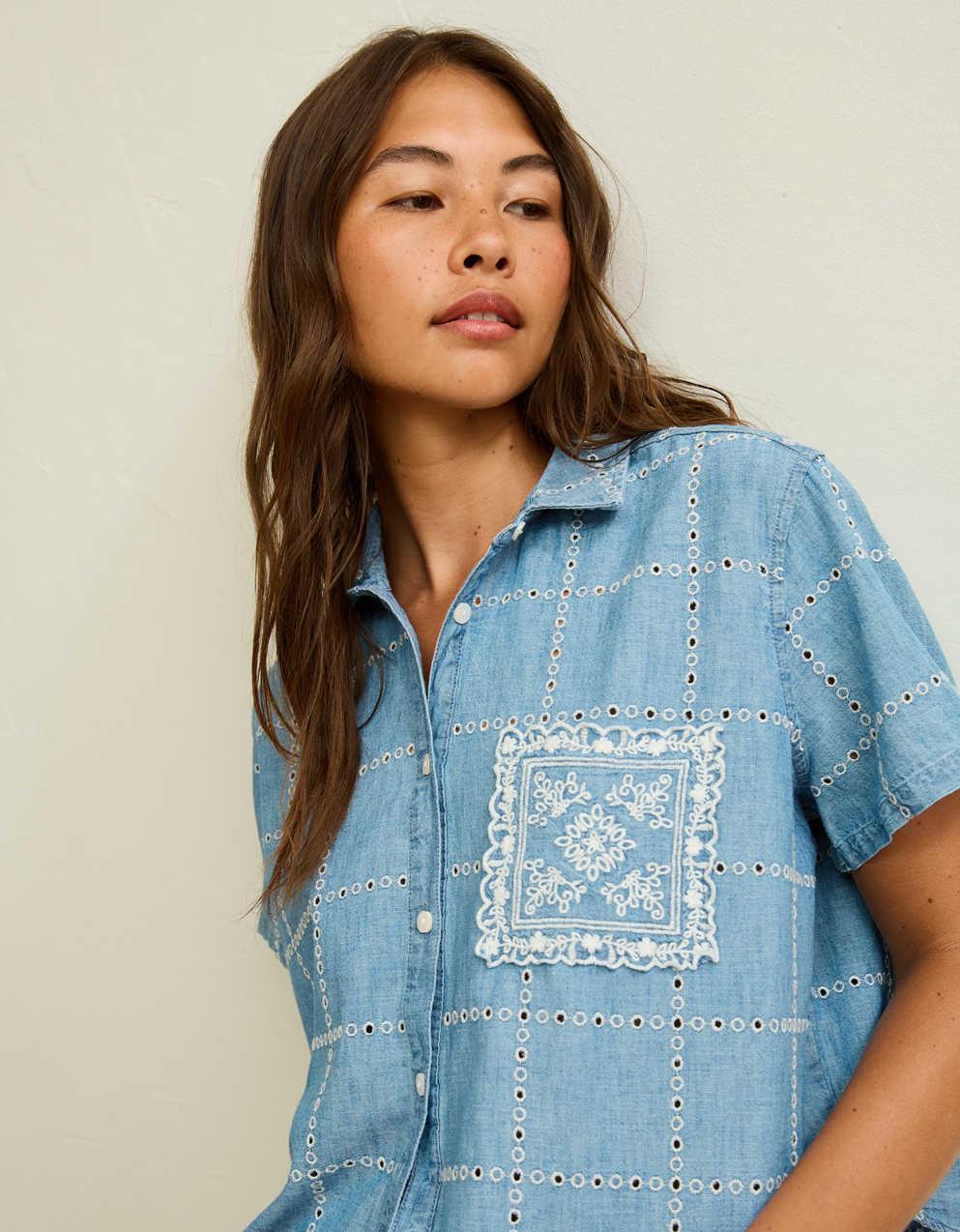 AE Embroidered Cabana Shirt