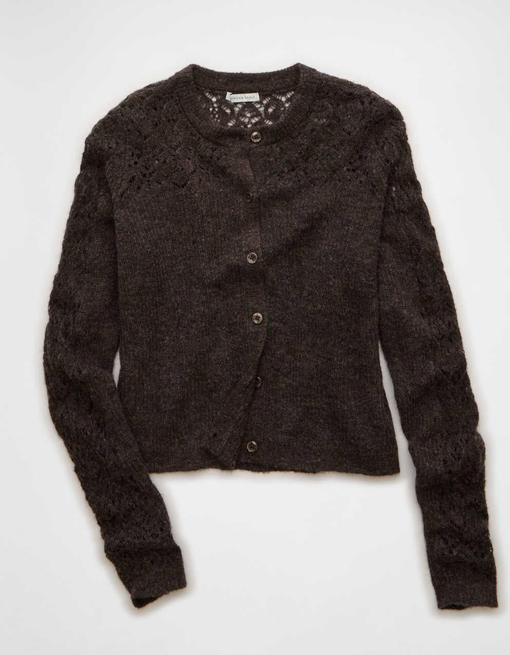 AE Knit Lace Cardigan