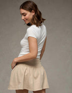 AE High-Waisted Dipped-Waist Mini Skort