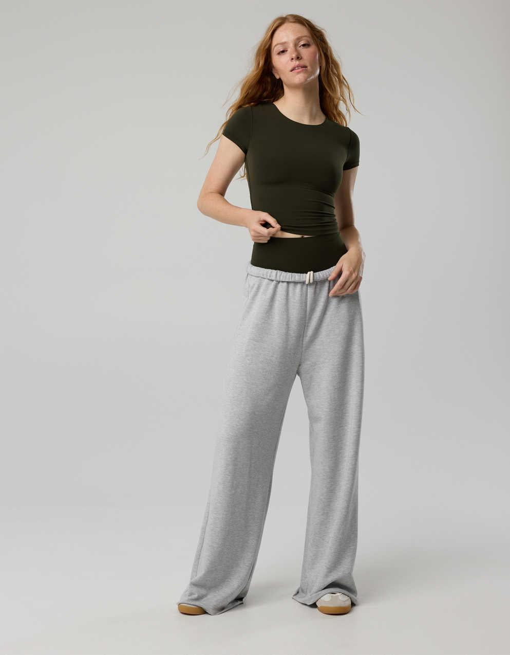 OFFLINE By Aerie OTT Fleece Super Wide Leg Pant
