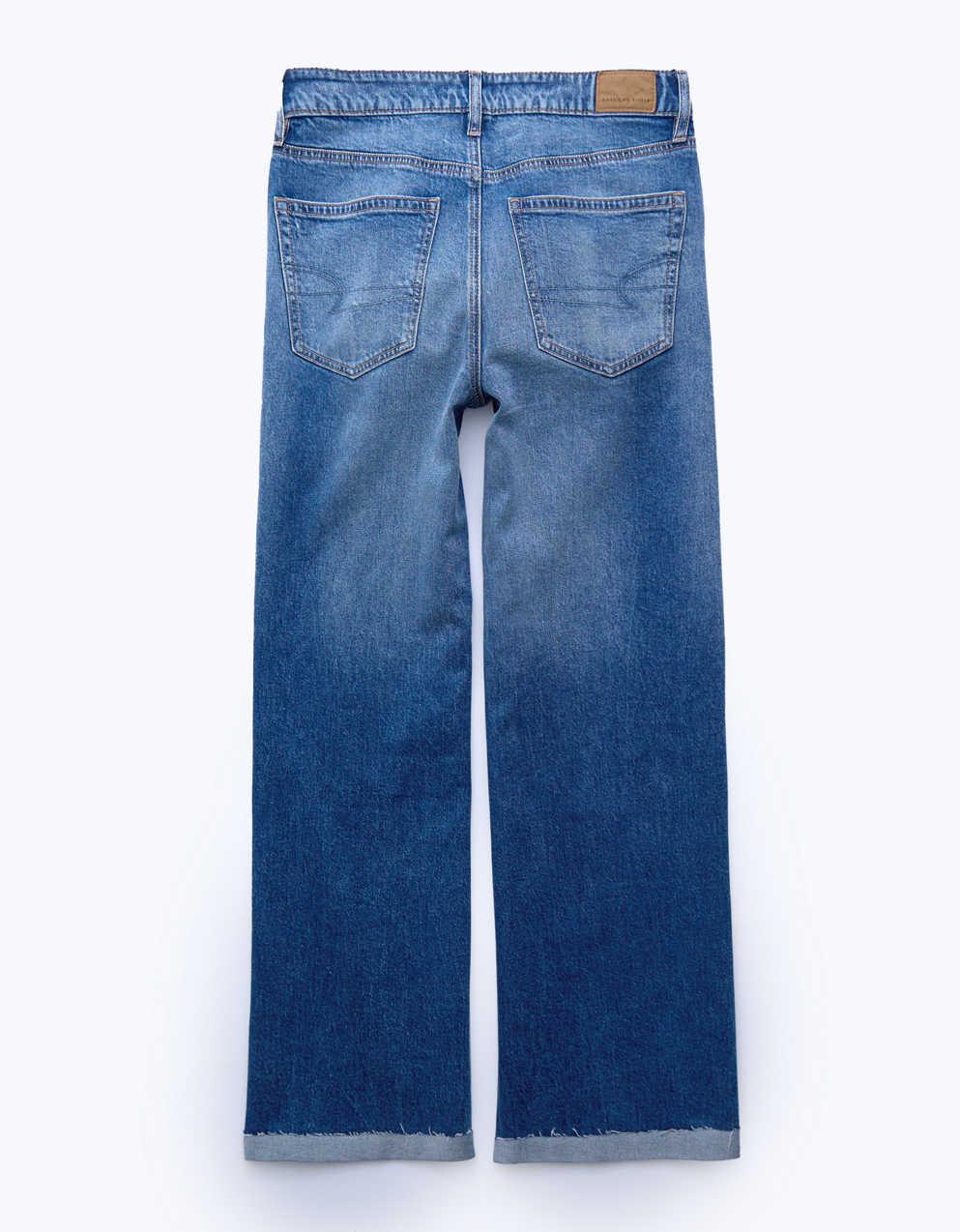 AE Dreamy Drape Super High-Waisted Baggy Wide-Leg Jean