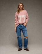 AE Oversized Faux Mohair Wide Cuff Sweater