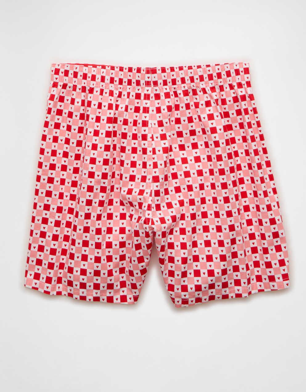 AEO Plaid Stretch Lounge Boxer Short