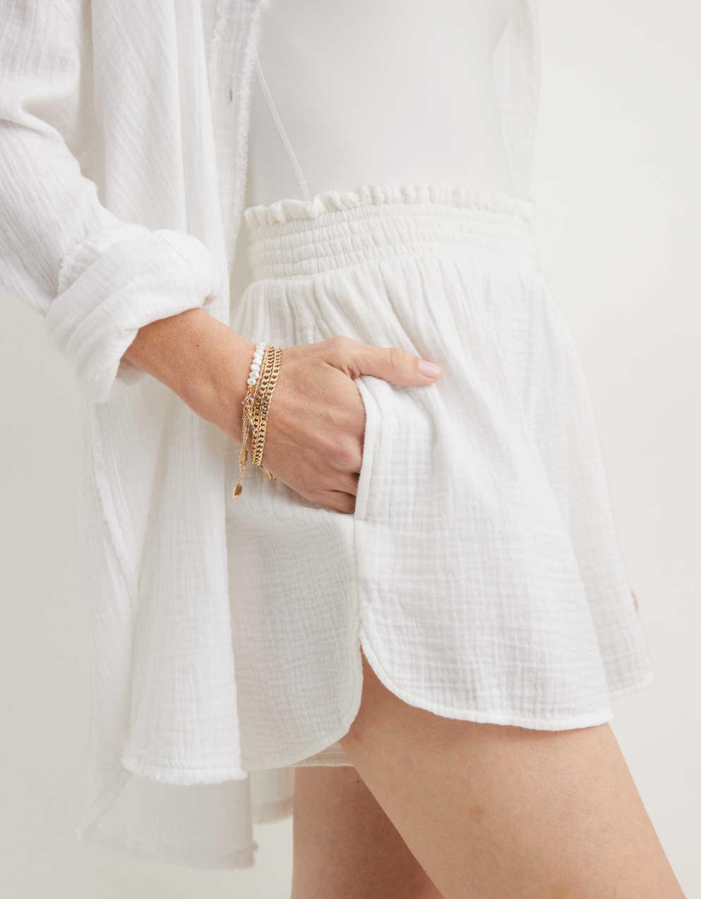 Aerie Gauzy High Waisted Short