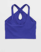 OFFLINE By Aerie Real Me XTRA Criss Cross High Neck Sports Bra
