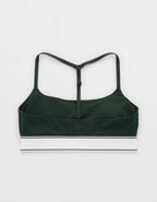 OFFLINE By Aerie The Hugger Logo Elastic Sports Bra