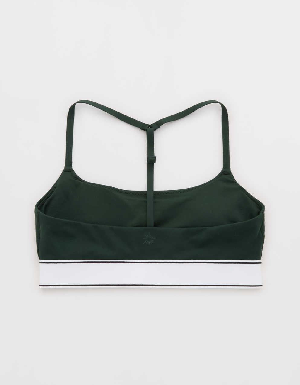 OFFLINE By Aerie The Hugger Logo Elastic Sports Bra
