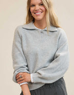 Aerie Classic Quarter Button Sweater