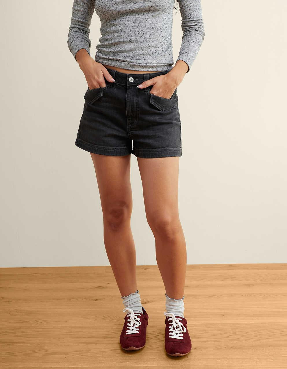 AE Stretch Denim Mom Short