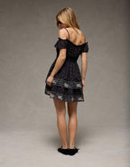 AE Off-The-Shoulder Smocked Mini Dress