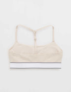 OFFLINE By Aerie The Hugger Logo Elastic Sports Bra