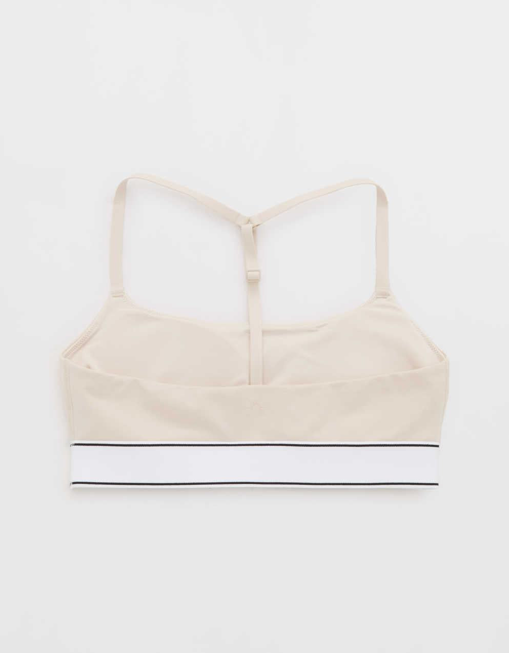 OFFLINE By Aerie The Hugger Logo Elastic Sports Bra
