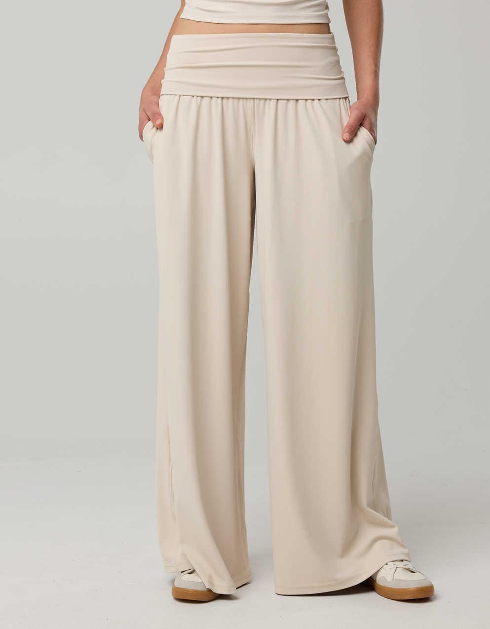 OFFLINE By Aerie Real Me Foldover Super Wide Leg Pant