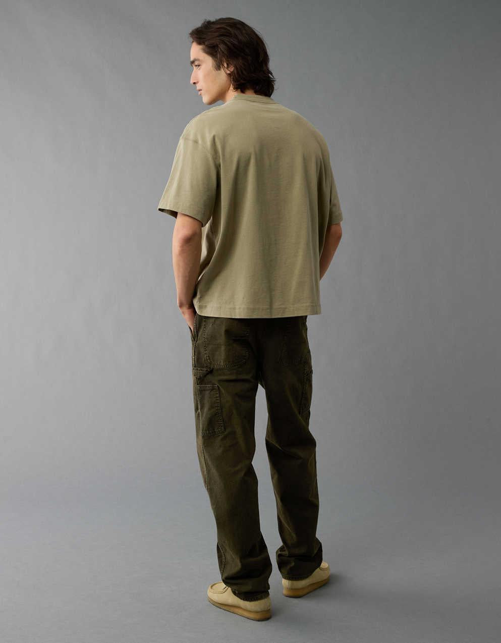 AE Boxy Fit Sueded Jersey T-Shirt