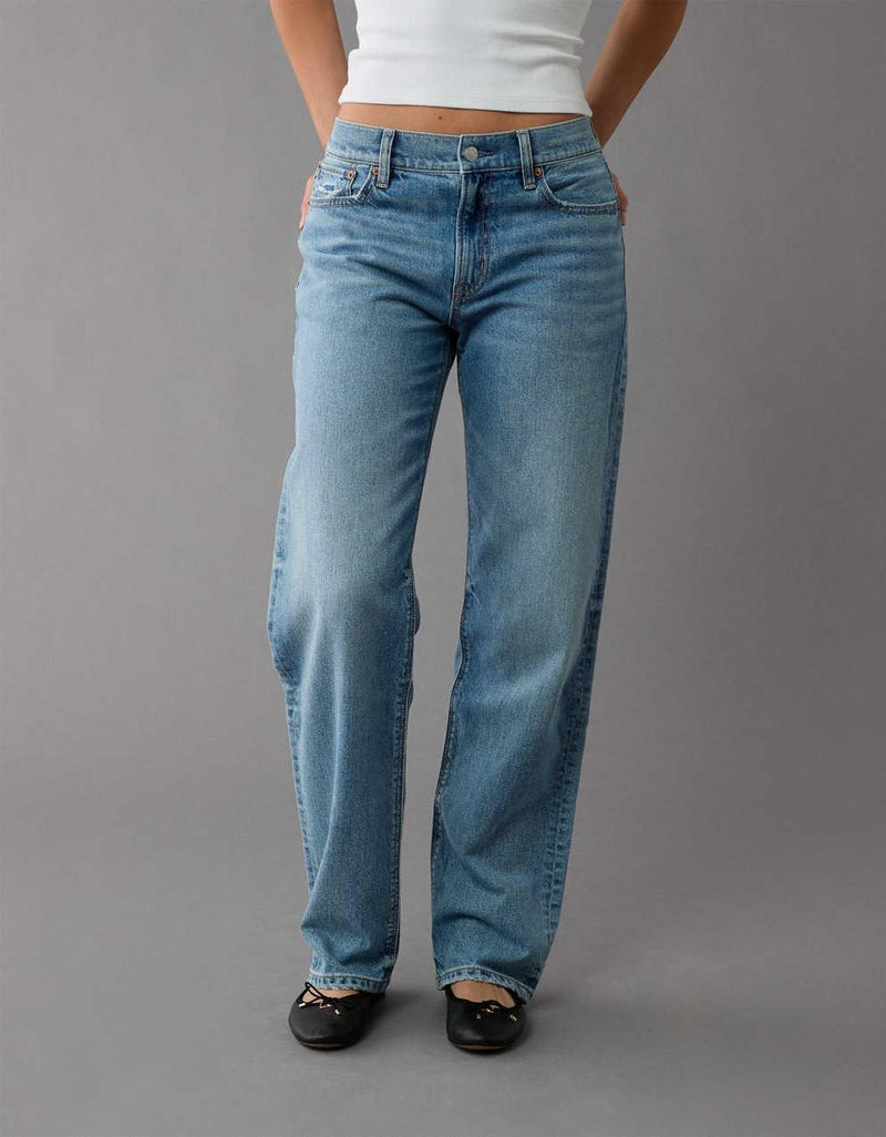 AE Low-Rise Baggy Straight Jean