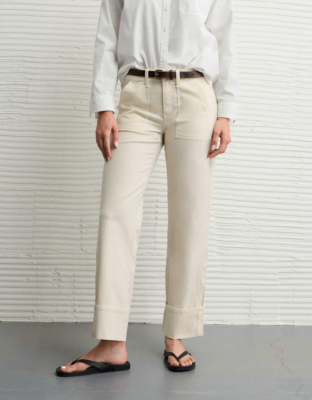 AE Stretch High-Waisted Utility Stovepipe Pant