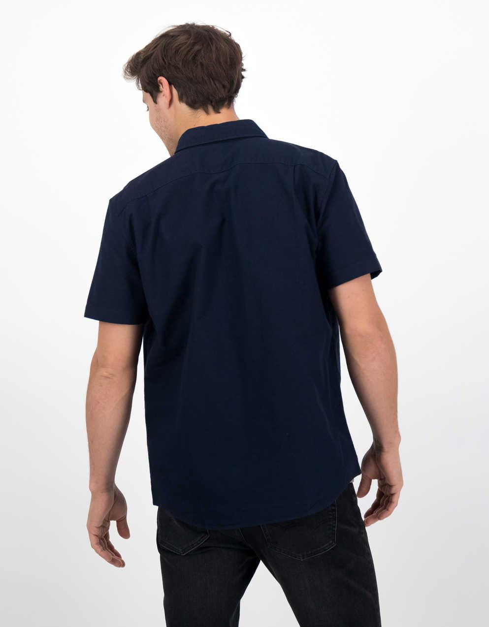 AE Oxford Short-Sleeve Button-Up Shirt