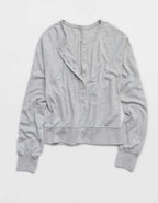 Aerie Happy Snit Henley T-Shirt