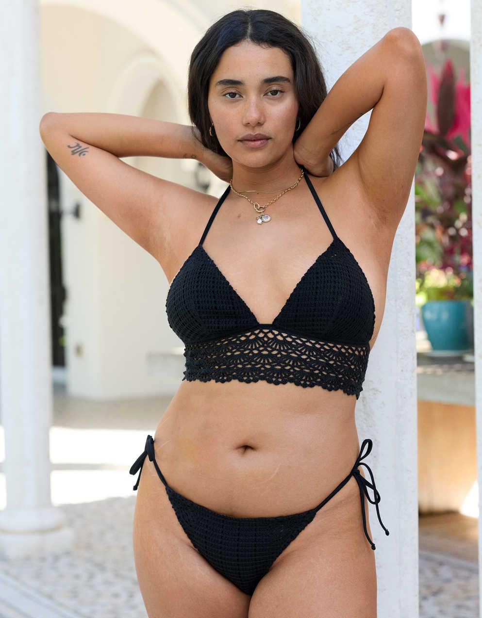 Aerie Cheekiest Side Tie Bikini Bottom