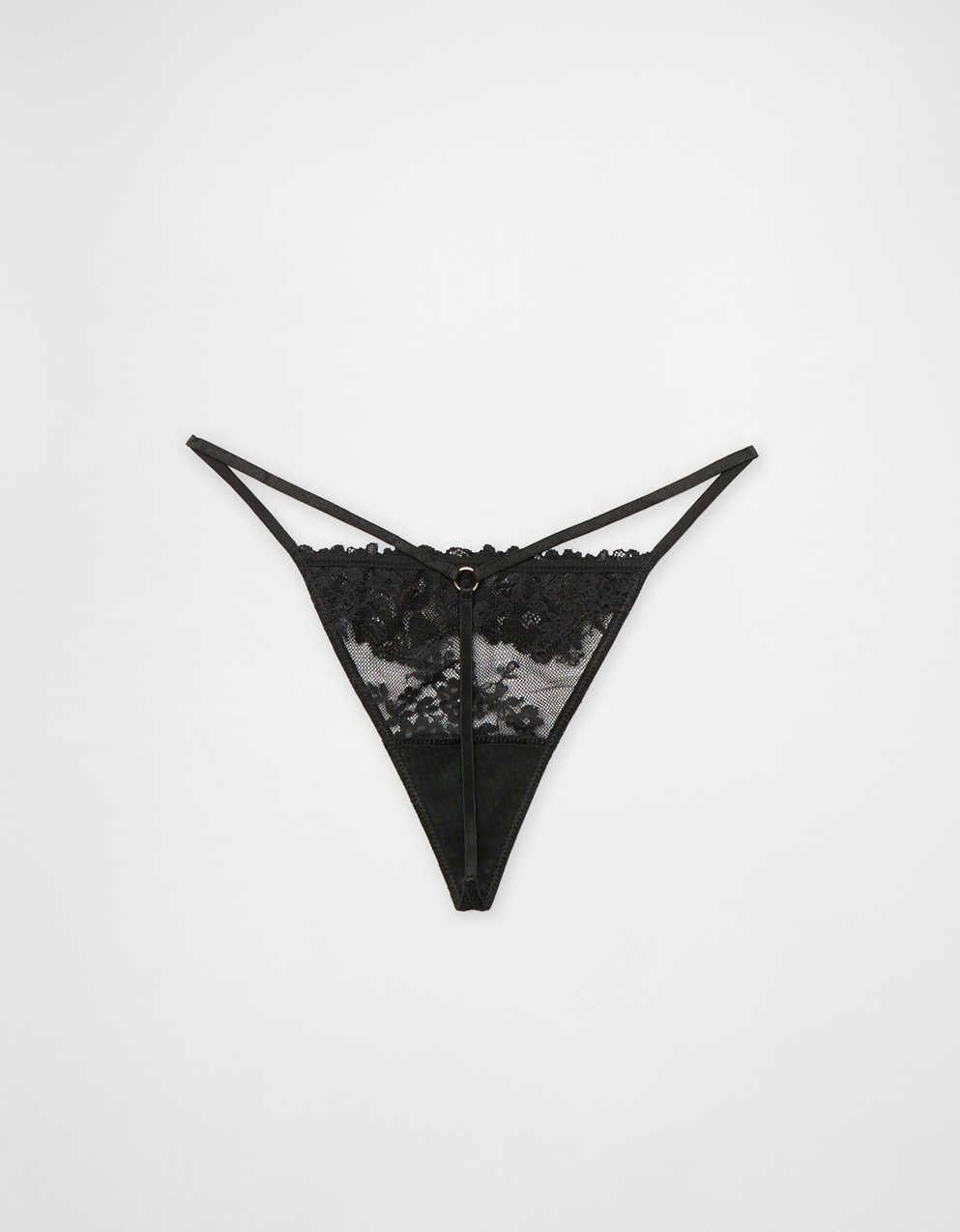 Show Off Lace String Thong Underwear