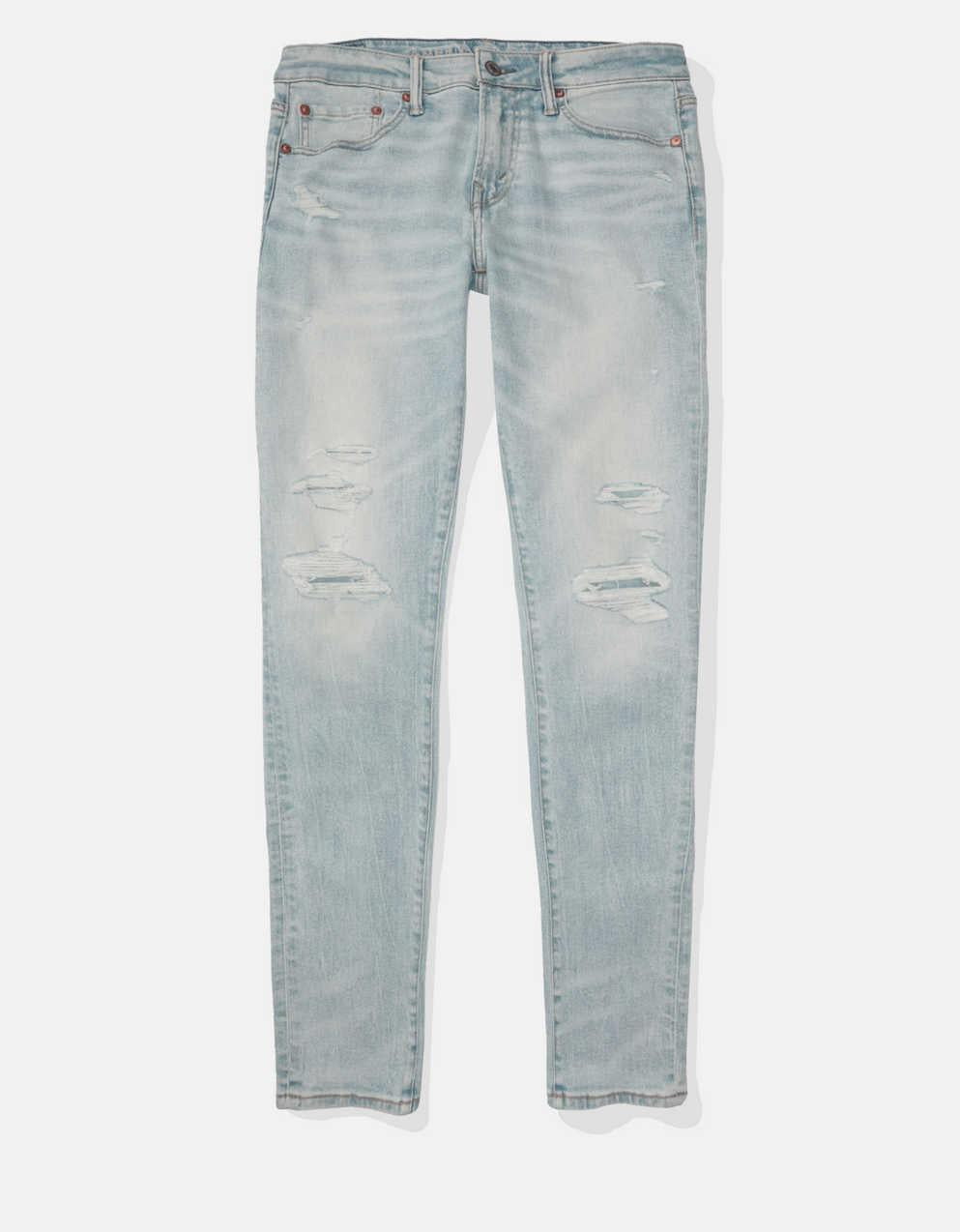 AE Flex+ Patched Skinny Jean