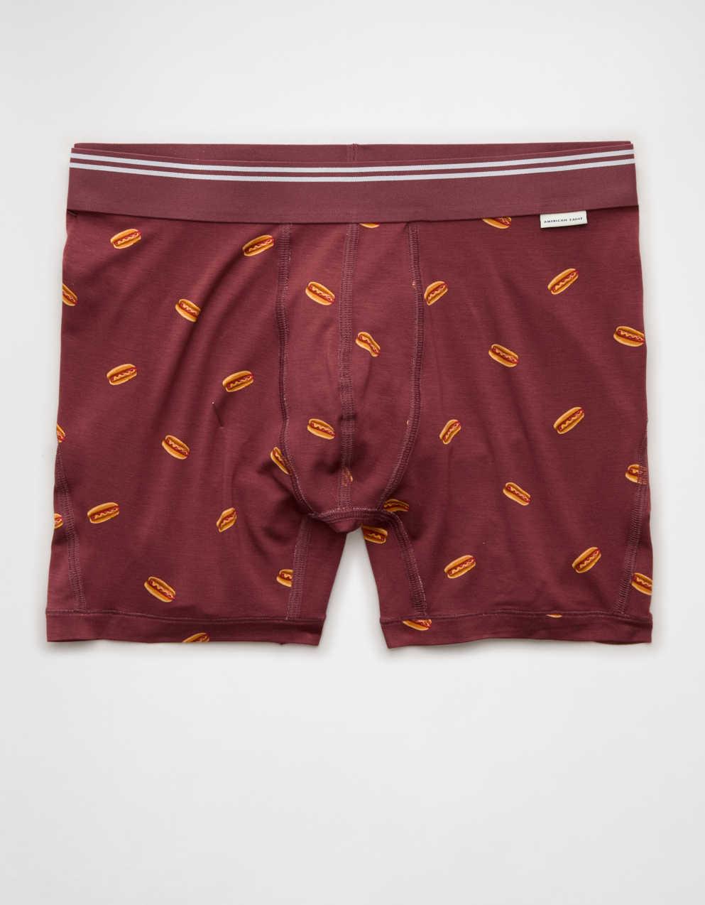 AEO Men's Hot Dogs 4.5" Ultra Soft Boxer Brief
