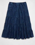 AE Tiered Midi Skirt