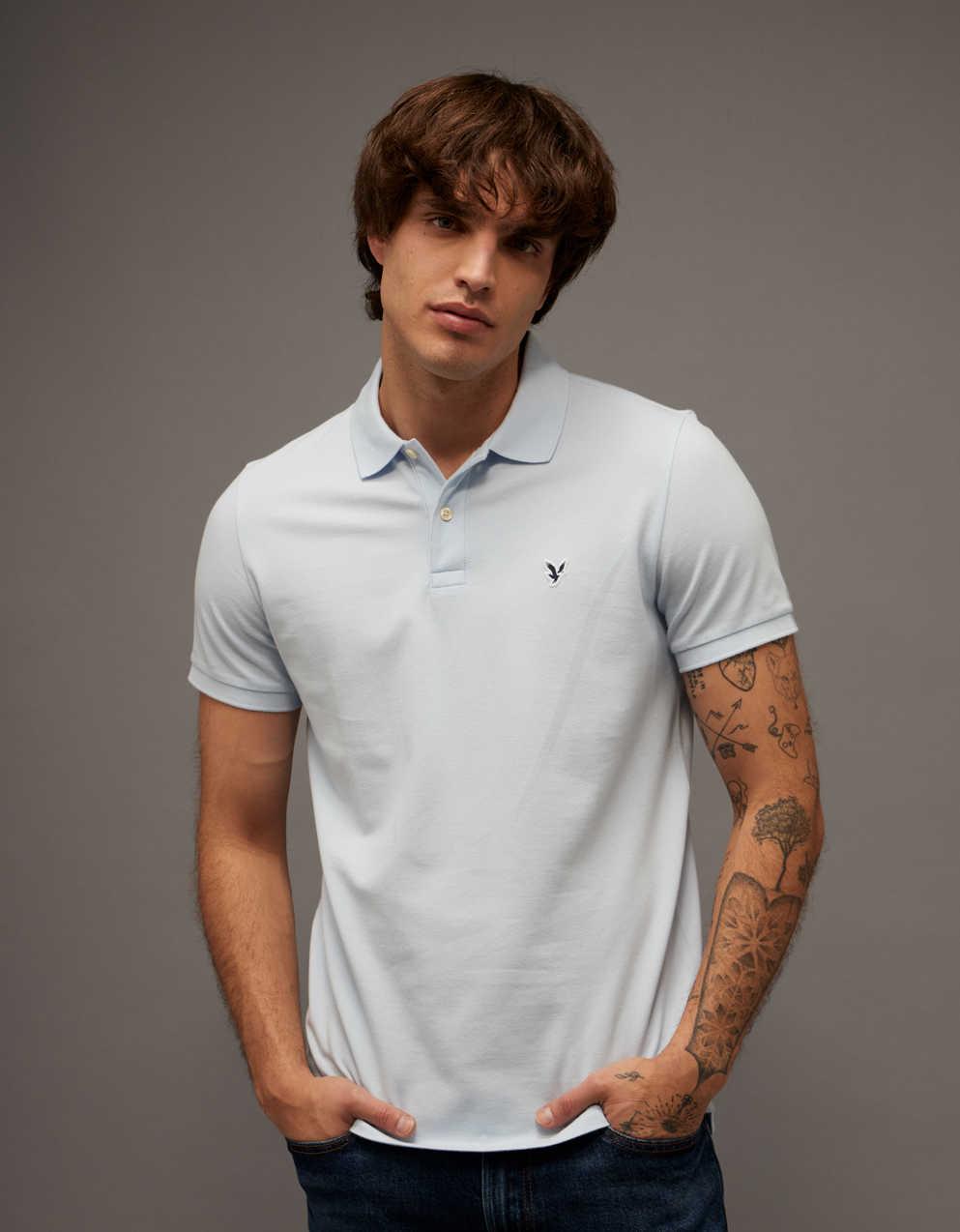 AE Slim Fit Flex Pique Polo Shirt