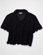 AE Button-Up Sweater Polo