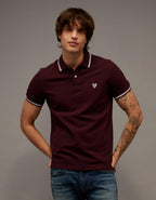 AE Slim Fit Tipped Pique Polo Shirt