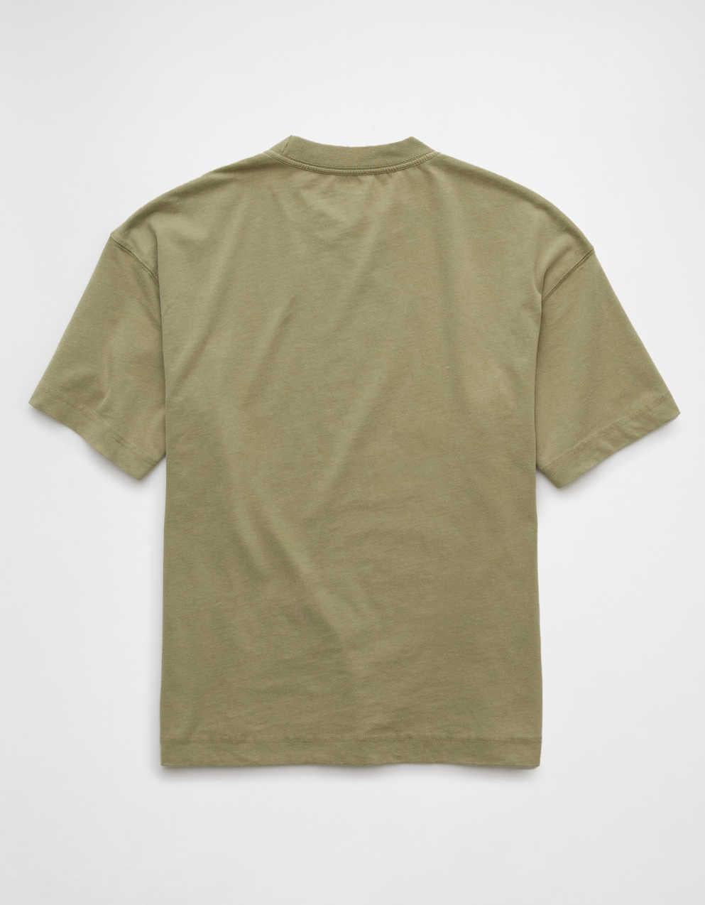 AE Boxy Fit Sueded Jersey T-Shirt