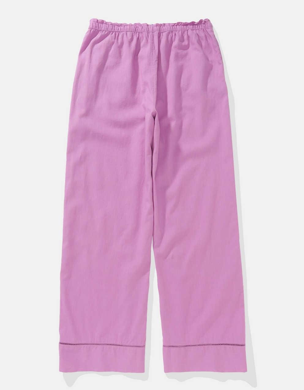 AE High-Waisted Linen-Blend Pull-On Pant