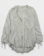 Aerie Daybreak Coverup Shirt