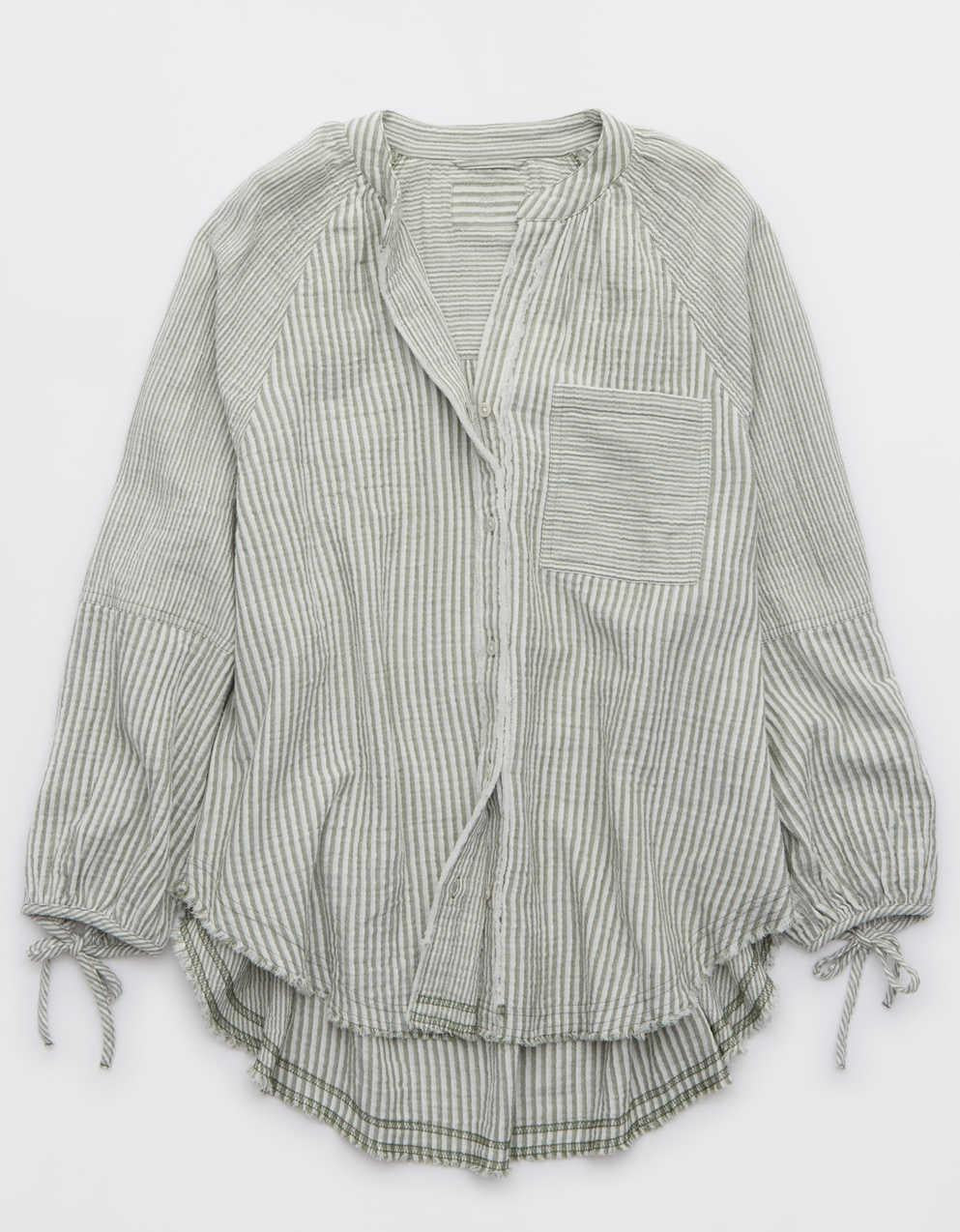 Aerie Daybreak Coverup Shirt
