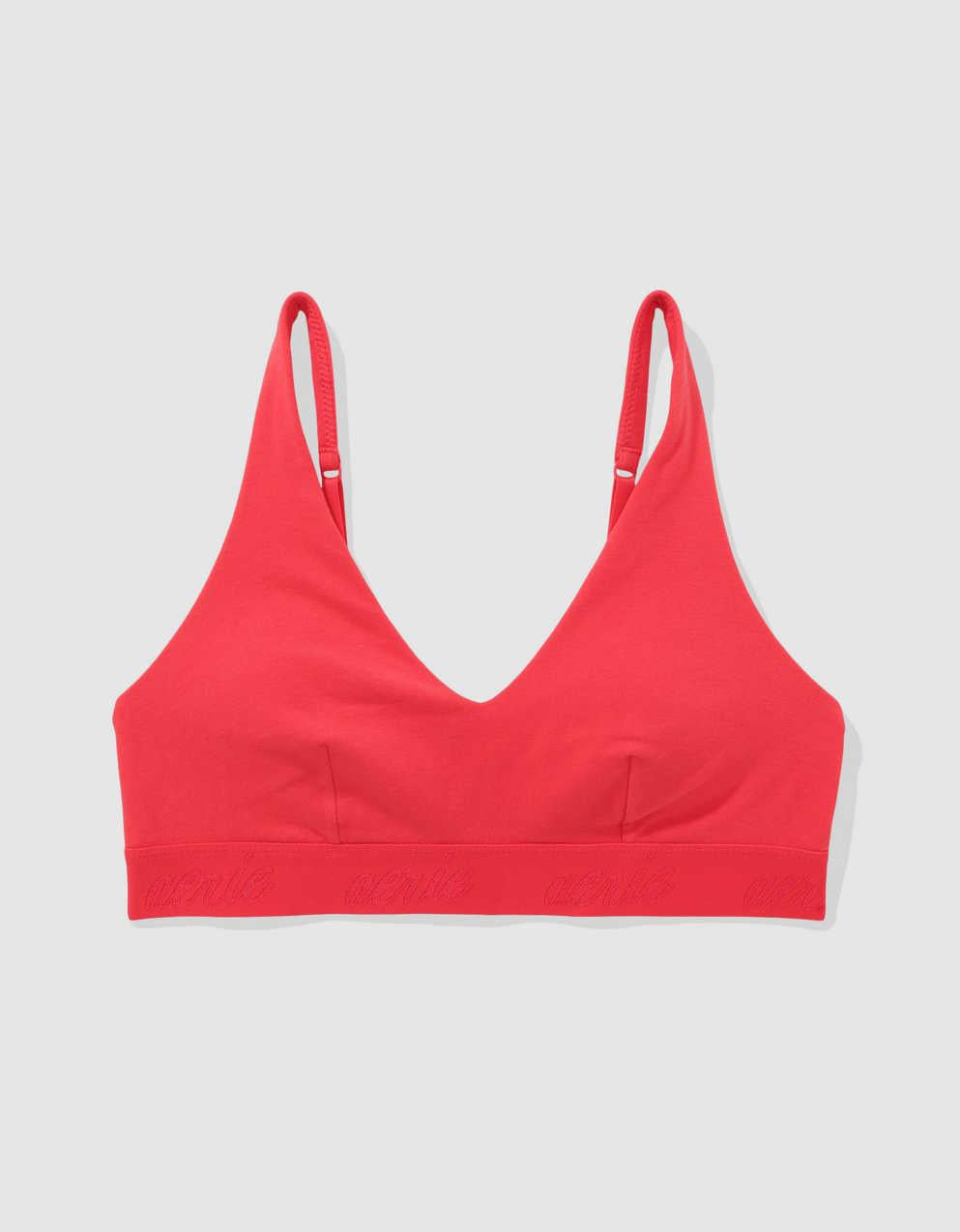 Superchill Cotton Padded Plunge Bralette