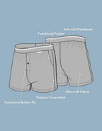 AEO Men's Halloween Snoopy Ultra Soft Pocket Boxer Short