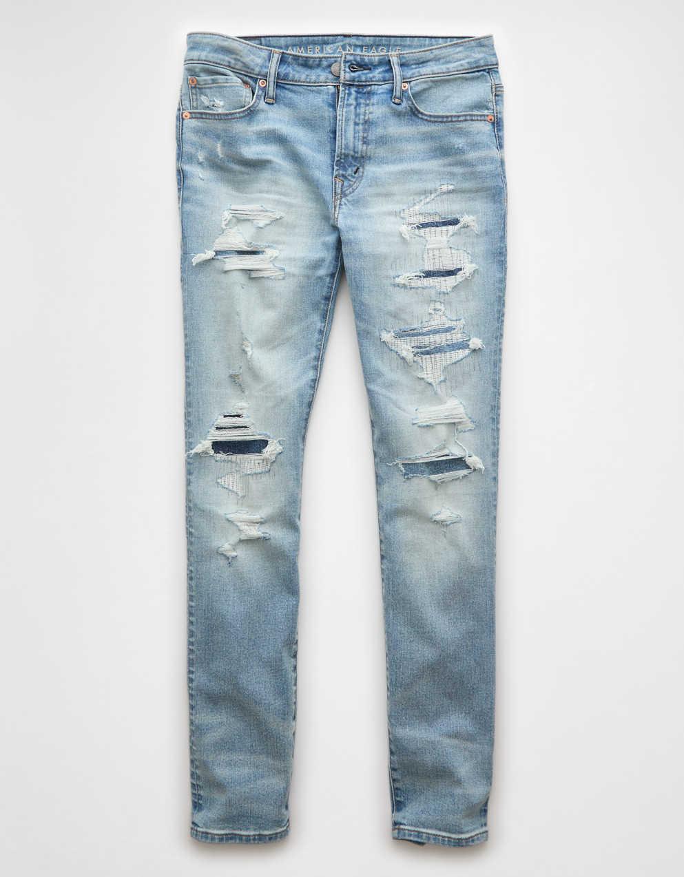 AE AirFlex+ Patched Athletic Skinny Jean