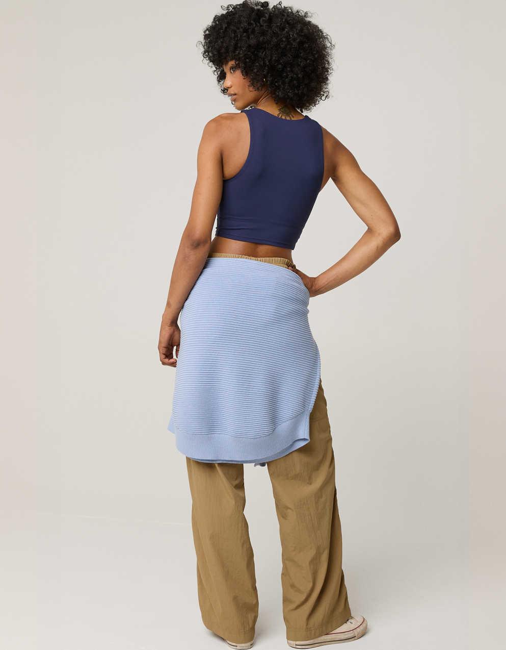 OFFLINE By Aerie Real Me XTRA High Neck Longline Sports Bra