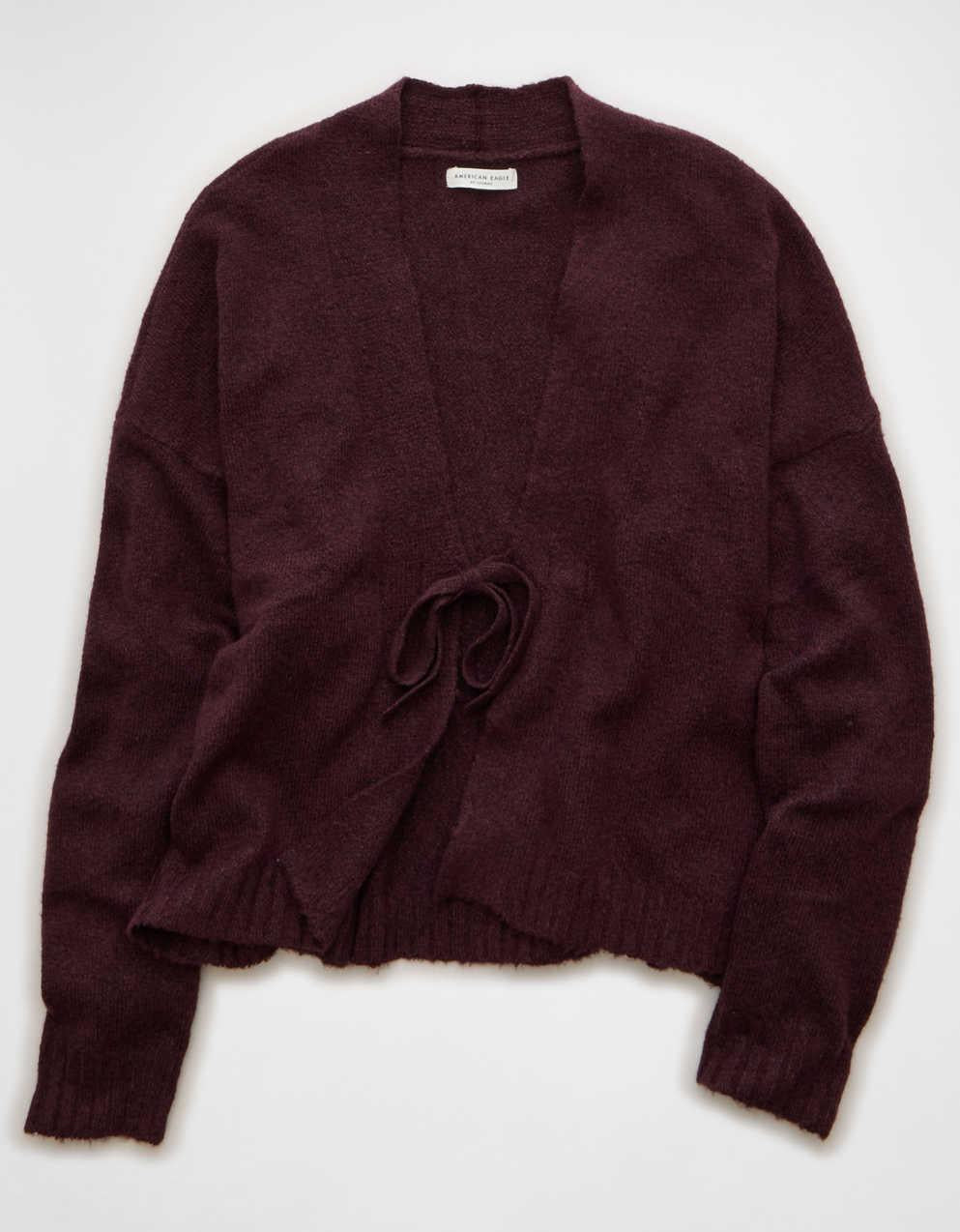 AE Whoa So Soft Tie-Front Cardigan