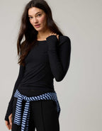 OFFLINE By Aerie Thumbs Up Fitted Ribbed T-Shirt