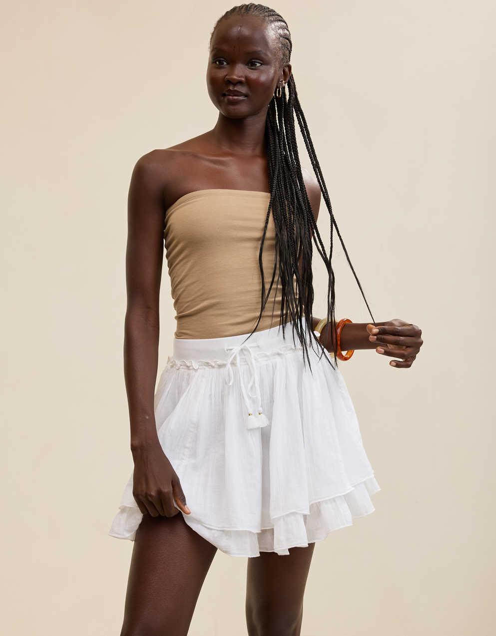 Aerie Gauze Mini Skirt