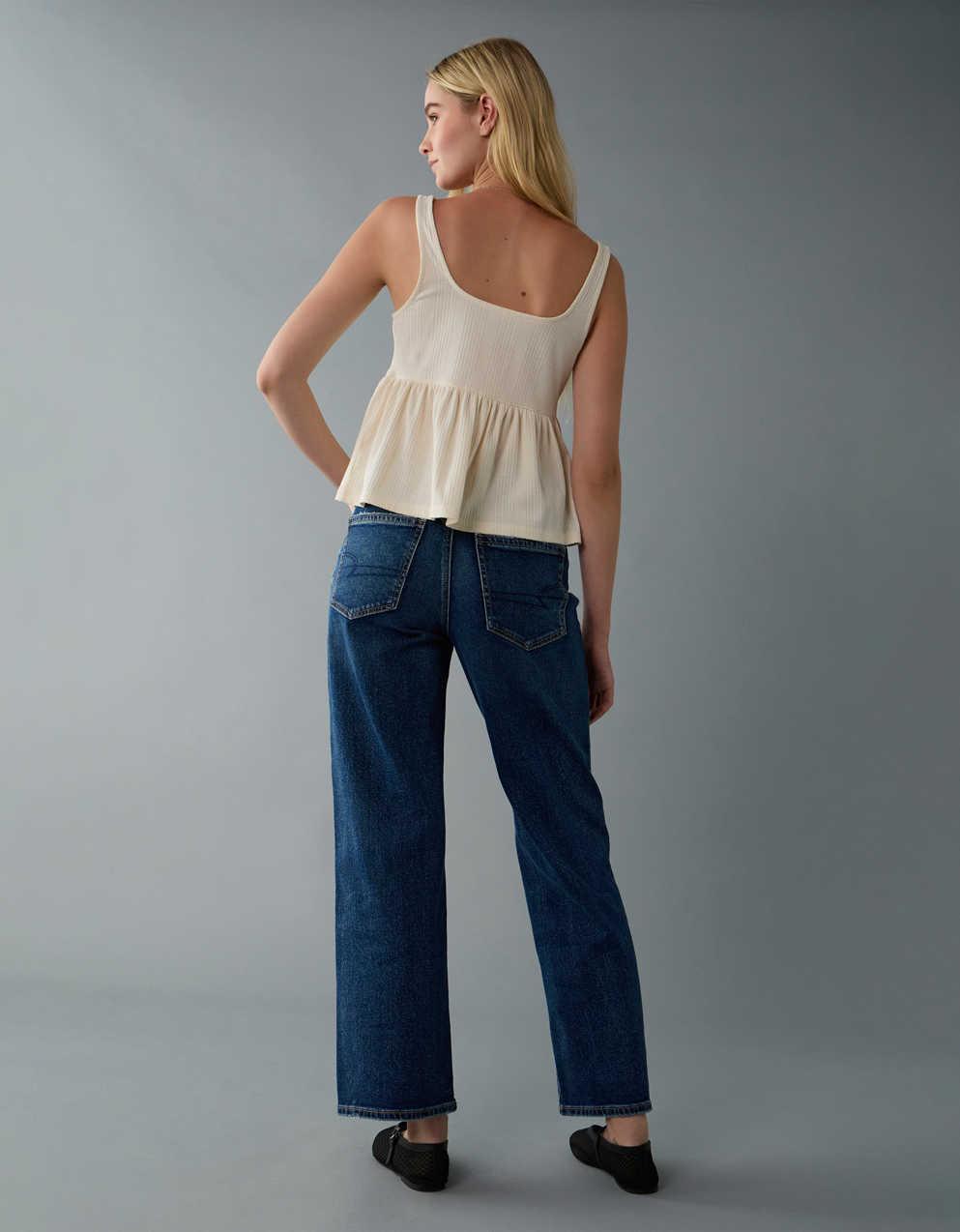 AE Stretch High-Waisted Stovepipe Jean