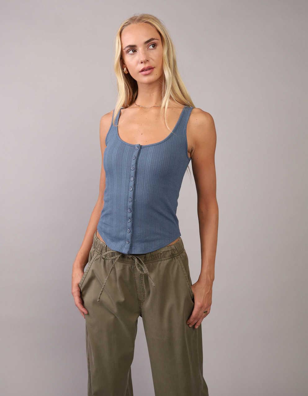 AE Pointelle Tank Top