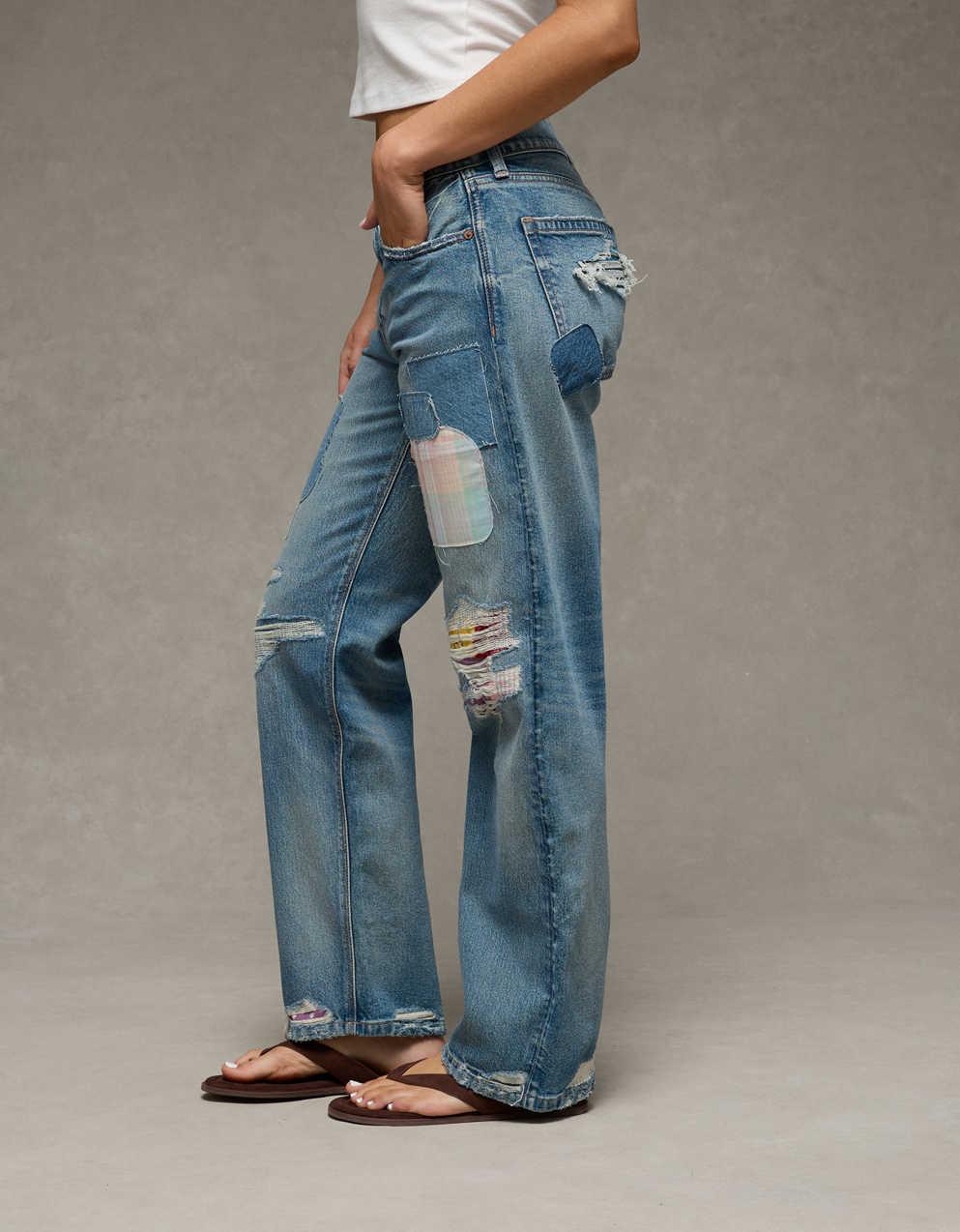 AE Pride Low-Rise Baggy Straight Jean