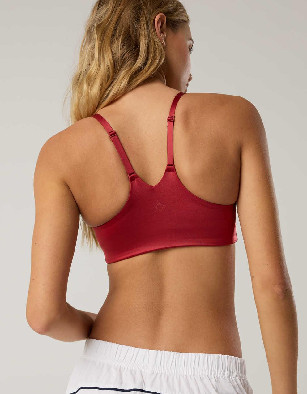 OFFLINE By Aerie Goals Gloss Strappy Sports Bra