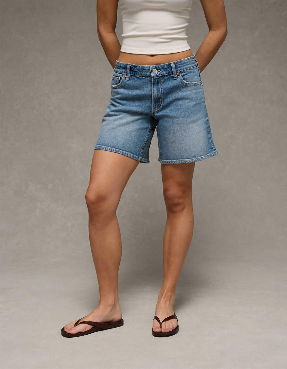 AE Stretch Low-Rise Baggy 8" Jort