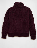 AE Cable Sherpa Full-Zip Sweatshirt