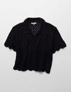 AE Button-Up Sweater Polo